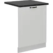 Vicco R-Line Vaatwasserfrontpaneel – 60 cm, WB Antraciet Wit Landhuis