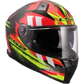 LS2 LS2FF811VectorIICTanticRoodH-VGeel06Integraalhelm Maat XL