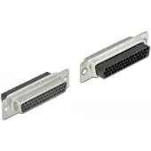 DeLOCK D-Sub HD 44 pin crimp female to 2 x RJ45 female with assembly kit beige