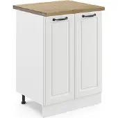Vicco R-Line Keukenonderkast – 60 cm, WB Eik Wit Landhuis