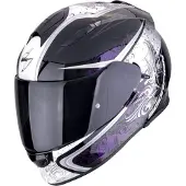 Scorpion Volledige helm EXO-491 RUN, glanzend, kleur: kameleonswart, maat XL