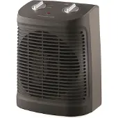 Rowenta SO2320 Elektrische ruimteverwarmer, geschikt voor binnen- en buitengebruik, antraciet, 2000 W, elektrische ruimteventilator