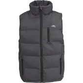 Trespass heren gewatteerde vest met sluiting, model TP849 (maat L), donkergrijs
