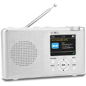 Reflexion TRA23DAB/WH Radio DAB+, DAB, VHF (FM) DAB+, FM Oplaadbaar Wit
