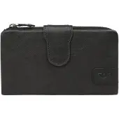 VOi Dakota Rabia Portemonnee Leer 17,5 cm schwarz