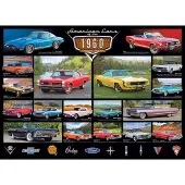 Eurographics legpuzzel Amerikaanse auto's 1960s - 1000 stukjes puzzel.