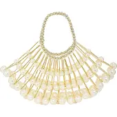 Koosh Handtas goud / parelwit