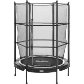 Salta Junior - ø 140 cm - Elastieken veren en veiligheidsnet - Ronde mini/kleine trampoline voor binnen en buiten - Kinder trampoline - Zwart