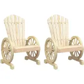 vidaXL Tuinstoelen 2 st Adirondack massief vurenhout