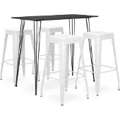 Syfax 5-delige Barset zwart en wit