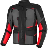SHIMA Hero 2.0 Waterproof Zwart Rood Textiele Motorjas Maat S