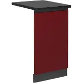 Vicco R-Line Vaatwasserfrontpaneel – 45 cm, WB Antraciet Rood