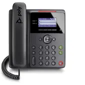 Poly Edge B30 VoIP-telefoon met nummerweergave en aanklopfunctie, Telefoon, Zwart