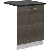 Vicco R-Line Vaatwasserfrontpaneel – 60 cm, WB Antraciet Edel grijs