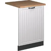 Vicco Fame-Line Vaatwasserfrontpaneel – 60 cm, WB Eik Wit Landhuis