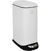 SVITA TS12 Afvalemmer 12l - Pedaalemmer Afvalemmer 12l incl. binnenemmer Pedaal Wit