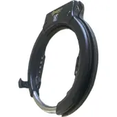 Auvray Mega Lock-slot met hoefijzer, ART-gecertificeerd, zwart