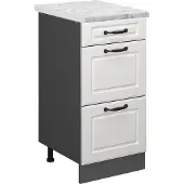 Vicco R-Line Keukenonderkast – 40 cm WB Marmer Wit Landhuis