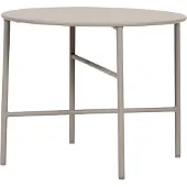 Ebuy24 Pesetos tuintafel Ø50 cm grijs.