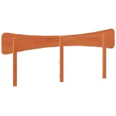 vidaXL Hoofdbord 200 cm massief grenenhout wasbruin