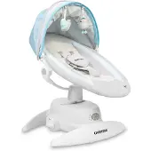 Caretero , Elektrische babywieg, babyschommel met draaibare zitting, 3 standen, blauw