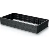 Prosperplast - Tuinbed - 149cm - Antraciet - Basis Woody