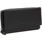 The Chesterfield Brand Leren Portemonnee Shanghai Wallet Black Zwart