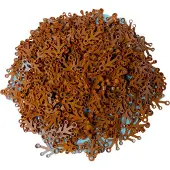 LEGO 6x5 "Listy" takken, bladplant, donker oranje - 2417, NIEUW! Aantal: 250x