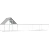 Syfax Kippenren 8x2x2 m gegalvaniseerd staal