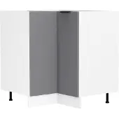 VCM Fasola keuken onderkast , hoekkast 1 deur antracietgrijs, wit.