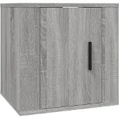 Syfax Tv-wandmeubel 40x34,5x40 cm grijs sonoma eikenkleurig