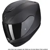 Scorpion EXO-391 Solid, integraalhelm ,Mat-Zwart ,XXL