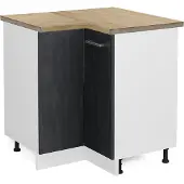 Vicco R-Line Hoekkast – 75.6 cm WB Eik Zwart beton