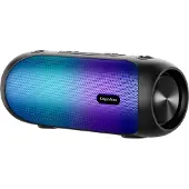 Krüger&Matz Krüger & Matz Street XL Draadloze Draagbare Bluetooth Speaker Met FM Radio - RGB Verlichting - TWS Functie - Waterdicht - 30W - Zwart