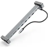 Hama USB-C Docking Station with Removable Feet, 9 Ports
