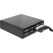 DeLOCK Premium 4x 2,5'' HDD/SSD naar 5,25'' slot mobile rack / zwart