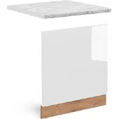 Vicco R-Line Frontpaneel – 60 cm, WB Marmer Wit Hoogglans