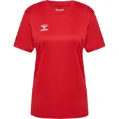 Hummel Shirt 'ESSENTIAL' vuurrood / wit