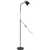Rabalux 74003 Vloerlamp Azim, E27, zwart, rond, industriële stijl, diameter 110mm