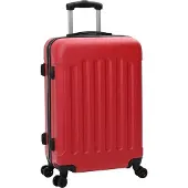 vidaXL Koffer met slot 3 st Rood 50 x 31 x 78 cm ABS Kunststof