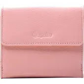 Esquire Leren Portemonnee Viktoria Little Wallet Apricot Roze