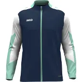 Jako Dynamic Polyester Trainingsjack Kids Donkerblauw Wit Lichtgroen