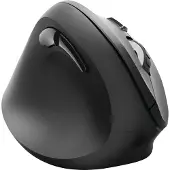 Hama EMW-500L - Draadloze ergonomische muis - 6 knoppen - 2.4 GHz RF - Zwart