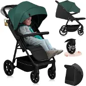 Lionelo Refurbished | Mira Kinderwagen Groen – Lichtgewicht wandelwagen tot 22 kg