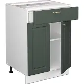 Vicco Fame-Line Keukenonderkast – 60 cm met lade, WB Eik Groen-Goud Landhuis