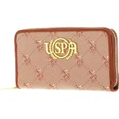U.S. POLO ASSN. Portemonnee Hampton Zip Wallet Tan Lichtbruin