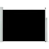Syfax Tuinscherm uittrekbaar 100x500 cm zwart