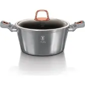 Berlinger Haus GRANIETPOT 28cm BH-6013 MAANLICHT, Pan + steelpan, Grijs