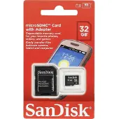SanDisk SDSDQM-032G-B35 Micro SDHC Class 2 microSDHC-geheugenkaart, 32 GB, Klasse 2