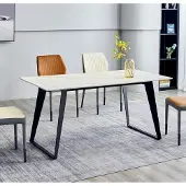 AEA Weißer Esszimmertisch Designer Küchentische Esszimmer Möbel Holztische